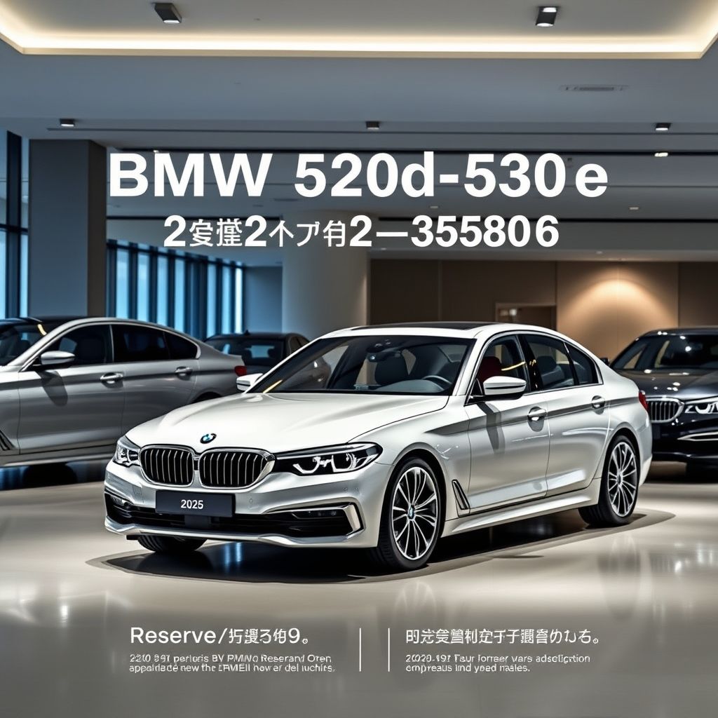 วิธีการจอง BMW 520d/530e ปี 20252026
